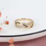 Kinel-Conjunto de anillos y pendientes de circonita Natural para mujer, aretes de oro rosa 585 con Cruz geométrica, conjuntos de joyería Vintage 5 Kinel-Conjunto de anillos y pendientes de circonita Natural para mujer, aretes de oro rosa 585 con Cruz geométrica, conjuntos de joyería Vintage 5