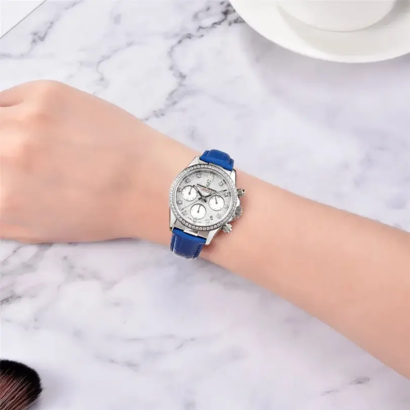 PAGANI Design-Reloj de cuarzo TMI para Mujer, accesorio de 36MM con movimiento japonés de zafiro, resistente al agua hasta 100m 5