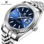 Reloj de pulsera mecánico PAGANI DESIGN NH35/MIYOTA 8215 para hombre, reloj de lujo con cristal de zafiro para hombre, reloj de acero resistente al agua hasta 100M PD1645 1