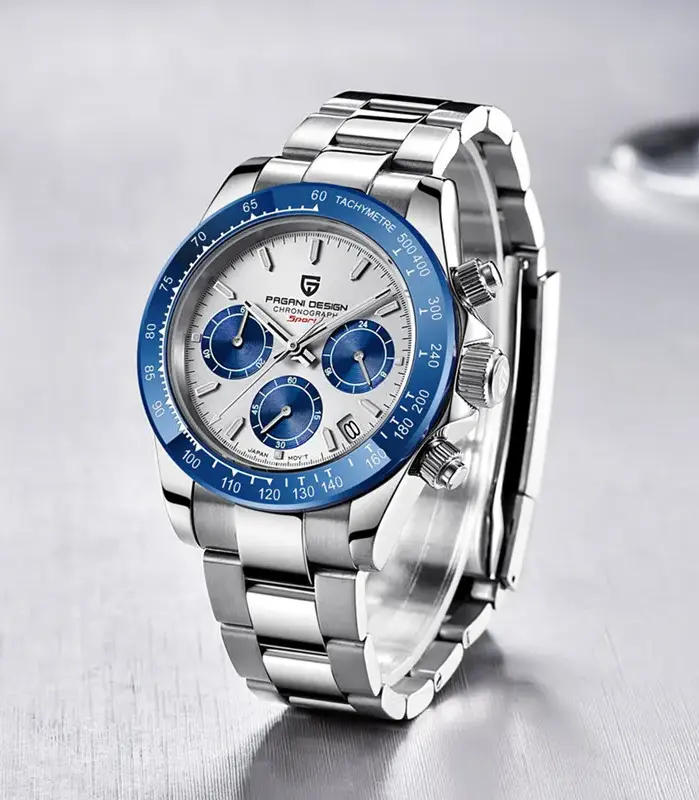 Reloj Cronógrafo PAGANI DESIGN VK63 para Hombre, Bisel de Zafiro, Marca de Lujo, Reloj de Cuarzo para Hombre, Montre Homme часы 1