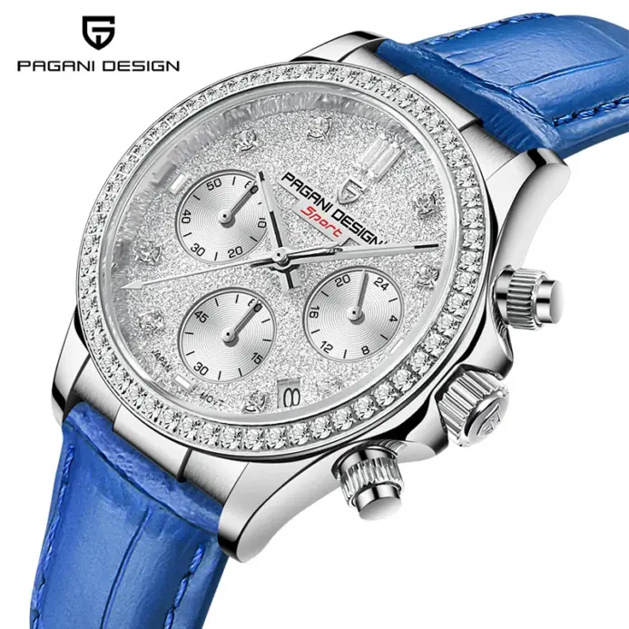 PAGANI Design-Reloj de cuarzo TMI para Mujer, accesorio de 36MM con movimiento japonés de zafiro, resistente al agua hasta 100m 1