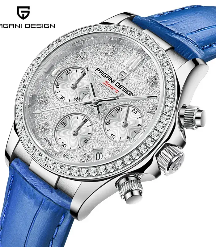 PAGANI Design-Reloj de cuarzo TMI para Mujer, accesorio de 36MM con movimiento japonés de zafiro, resistente al agua hasta 100m 1