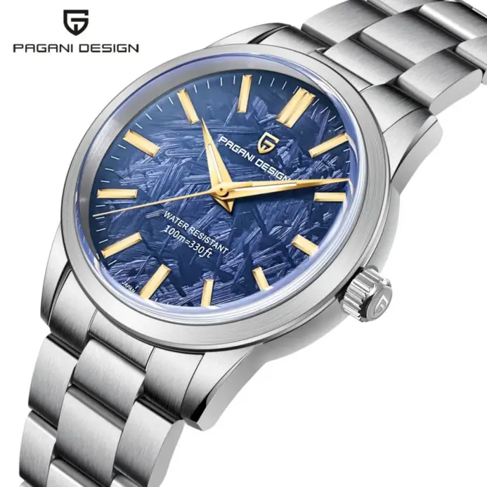 PAGANI DESIGN 40MM relojes de cuarzo para hombres Japón TMI VH31 zafiro de negocios de lujo 316L acero inoxidable 100M reloj impermeable para hombres 1