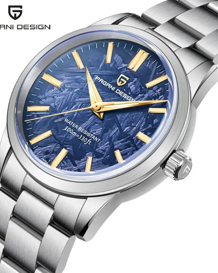 PAGANI DESIGN 40MM relojes de cuarzo para hombres Japón TMI VH31 zafiro de negocios de lujo 316L acero inoxidable 100M reloj impermeable para hombres 1