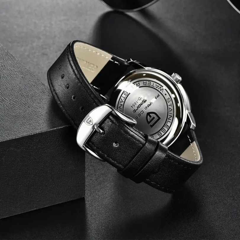 PAGANI DESIGN PD-1654 relojes para hombre Japón VH65 cuarzo Movt hombres cuero 30M impermeable reloj de pulsera militar hombres relojes hombre 4
