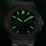Relojes automáticos Rinifa para hombre, mecánicos, Nautilus, zafiro, fase lunar, multifuncionales, marca de lujo, Montre Homme, Reloj Hombre 5