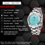 PAGANI DESIGN, nuevo Reloj de pulsera de cuarzo con bisel de acero inoxidable para Hombre, cronógrafo de cristal de zafiro de lujo, Reloj VK63 para Hombre 2 PAGANI DESIGN, nuevo Reloj de pulsera de cuarzo con bisel de acero inoxidable para Hombre, cronógrafo de cristal de zafiro de lujo, Reloj VK63 para Hombre 2