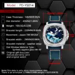 Reloj Mecánico PAGANI DESIGN de 43MM para hombre NH35A, reloj automático de cristal de zafiro de lujo, reloj superluminoso resistente al agua 100M para hombre 2 Reloj Mecánico PAGANI DESIGN de 43MM para hombre NH35A, reloj automático de cristal de zafiro de lujo, reloj superluminoso resistente al agua 100M para hombre 2