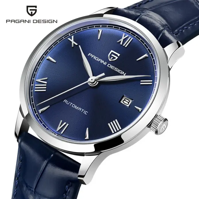 PAGANI DESIGN 40MM piloto hombres reloj mecánico de lujo con cristal de zafiro reloj automático 100M impermeable NH35 reloj de pulsera para hombres 1