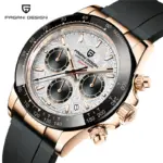 Reloj cronógrafo de piloto militar PAGANI DESIGN para hombre, reloj de cuarzo de lujo con zafiro VK63, relojes de silicona masculinos 1 Reloj cronógrafo de piloto militar PAGANI DESIGN para hombre, reloj de cuarzo de lujo con zafiro VK63, relojes de silicona masculinos 1