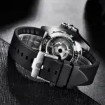Reloj PAGANI DESIGN GMT de 40mm para hombre, relojes mecánicos clásicos de lujo, reloj deportivo de acero inoxidable resistente al agua, reloj de pulsera automático 6
