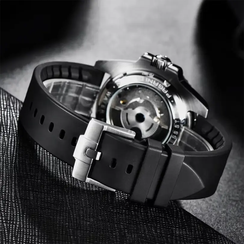Reloj PAGANI DESIGN GMT de 40mm para hombre, relojes mecánicos clásicos de lujo, reloj deportivo de acero inoxidable resistente al agua, reloj de pulsera automático 6