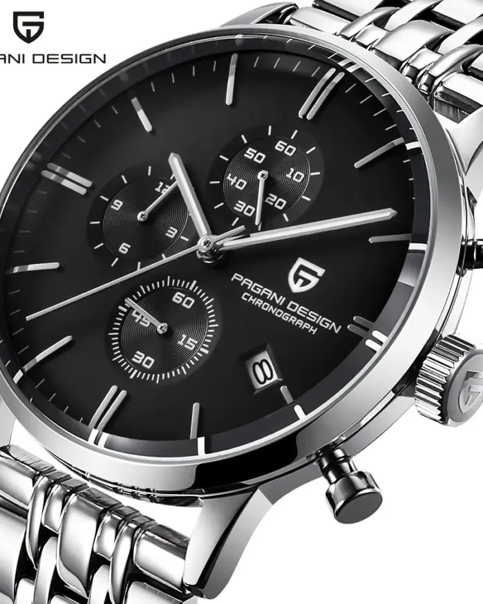Pagani Design-reloj cronógrafo japonés VK67 Movt para hombre, resistente al agua, multifuncional, deportivo, de cuarzo 1