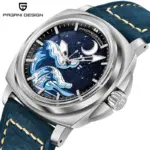 Reloj Mecánico PAGANI DESIGN de 43MM para hombre NH35A, reloj automático de cristal de zafiro de lujo, reloj superluminoso resistente al agua 100M para hombre 1