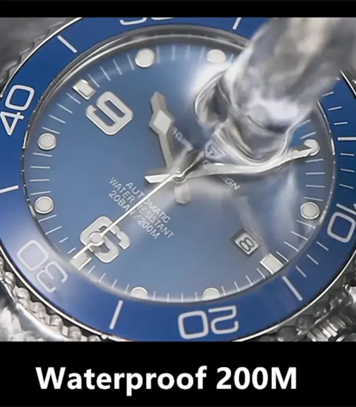 Relojes automáticos de alta gama PAGANI DESIGN para hombre, reloj mecánico MIYOTA de zafiro resistente al agua hasta 200M, reloj para hombre 2