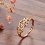 Kinel-anillo de boda étnico para novia, conjuntos de joyería y pendientes, anillos de circón Natural con flor hueca de oro rosa 585, joyería fina para mujer 5 Kinel-anillo de boda étnico para novia, conjuntos de joyería y pendientes, anillos de circón Natural con flor hueca de oro rosa 585, joyería fina para mujer 5