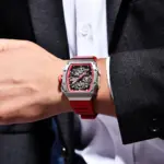 Reloj de Cuarzo PAGANI DESIGN 2026, Nuevo, 40MM, Diseño de Barril Hueco, Casual y Moderno para Hombre, con Cristal de Zafiro, Cronógrafo 5