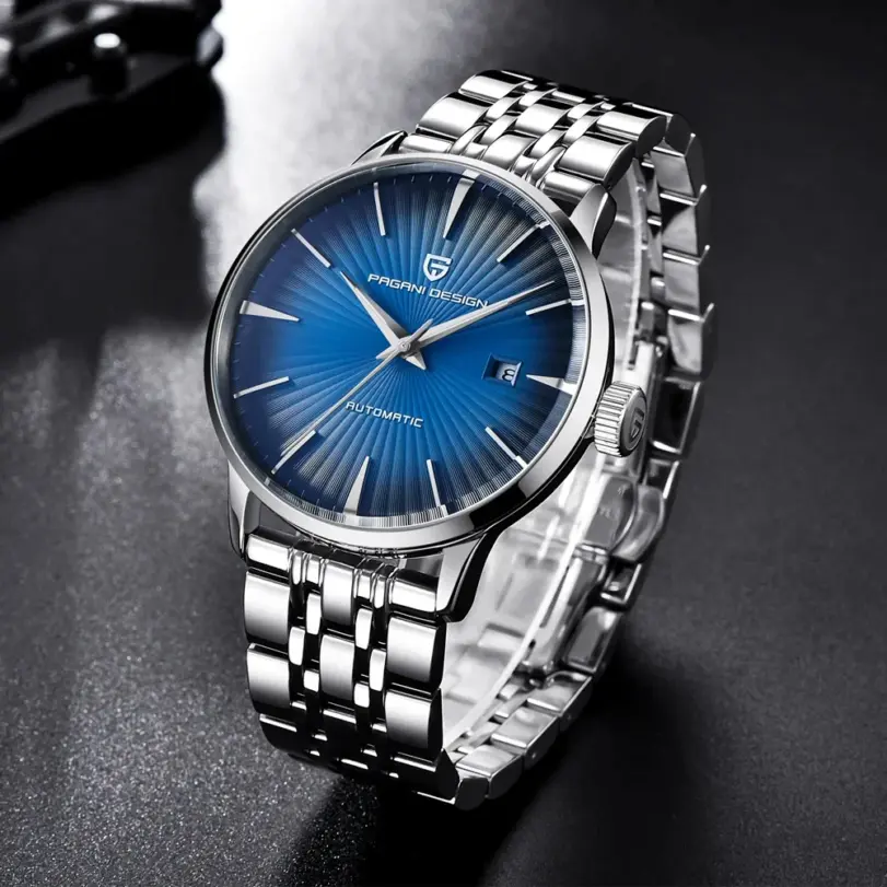 PAGANI DESIGN-reloj mecánico de estilo clásico para hombre, Seagull Movt, automático, resistente al agua hasta 30M, reloj de pulsera deportivo para hombre de negocios 3