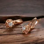 Kinel-pendientes de cristal con forma de flor para mujer, conjunto de anillos de circonita Natural de oro rosa 585, joyería creativa para boda, tendencia inusual 3 Kinel-pendientes de cristal con forma de flor para mujer, conjunto de anillos de circonita Natural de oro rosa 585, joyería creativa para boda, tendencia inusual 3