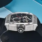 Reloj de pulsera PAGANI DESIGN YS012 para hombre, reloj de cuarzo con esqueleto, movimiento japonés TMI VH88, correa de silicona, cristal de zafiro, resistente al agua 5