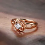 Kinel-pendientes de cristal con forma de flor para mujer, conjunto de anillos de circonita Natural de oro rosa 585, joyería creativa para boda, tendencia inusual 5 Kinel-pendientes de cristal con forma de flor para mujer, conjunto de anillos de circonita Natural de oro rosa 585, joyería creativa para boda, tendencia inusual 5