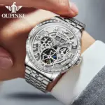 reloj mecánico automático genuino oficial para hombre, pantalla de calendario clásica, reloj de pulsera luminoso con esqueleto de negocios de lujo 3 reloj mecánico automático genuino oficial para hombre, pantalla de calendario clásica, reloj de pulsera luminoso con esqueleto de negocios de lujo 3