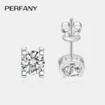 Pendientes de moissanita de 0,3-1CT para mujer, plata pura S925, cabeza de toro clásica, diamante de laboratorio, joyería de lujo para boda 5 Pendientes de moissanita de 0,3-1CT para mujer, plata pura S925, cabeza de toro clásica, diamante de laboratorio, joyería de lujo para boda 5
