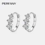 pendientes de moissanita para mujer, S925 plata pura, temperamento de diamante de laboratorio, joyería de boda de moda, 0,72 CT 1 pendientes de moissanita para mujer, S925 plata pura, temperamento de diamante de laboratorio, joyería de boda de moda, 0,72 CT 1