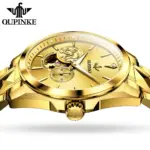 Reloj de pulsera de dragón dorado para hombre, cronógrafo de lujo, mecánico, luminoso 3 Reloj de pulsera de dragón dorado para hombre, cronógrafo de lujo, mecánico, luminoso 3