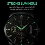 Reloj POEDAGAR, nuevo reloj de moda para hombre, resistente al agua, luminoso, con fecha, relojes deportivos, reloj de pulsera de cuarzo de lujo para hombre, reloj de lujo para hombre + caja 3