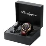 relojes para hombre, de cuero de moda, resistente al agua, parte superior luminosa, de lujo, de cuarzo, Masculino, 2025 1 relojes para hombre, de cuero de moda, resistente al agua, parte superior luminosa, de lujo, de cuarzo, Masculino, 2025 1