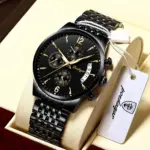 Reloj POEDAGAR, nuevo reloj de moda para hombre, resistente al agua, luminoso, con fecha, relojes deportivos, reloj de pulsera de cuarzo de lujo para hombre, reloj de lujo para hombre + caja 4