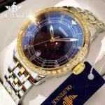 reloj mecánico automático para hombre, diseño de estrella y diamante, reloj de pulsera luminoso resistente al agua para hombre, reloj de lujo 3203 para hombre 6