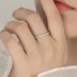 anillo de moissanita para mujer S925 plata pura laboratorio doble fila diamante boda eterna joyería de alta gama 2 anillo de moissanita para mujer S925 plata pura laboratorio doble fila diamante boda eterna joyería de alta gama 2