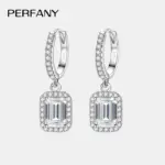 pendientes de moissanita con corte de Esmeralda radiante para mujer, plata pura S925, diamantes cultivados en laboratorio, joyería de boda de lujo 1 pendientes de moissanita con corte de Esmeralda radiante para mujer, plata pura S925, diamantes cultivados en laboratorio, joyería de boda de lujo 1