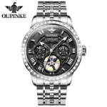 reloj mecánico automático genuino oficial para hombre, pantalla de calendario clásica, reloj de pulsera luminoso con esqueleto de negocios de lujo 2 reloj mecánico automático genuino oficial para hombre, pantalla de calendario clásica, reloj de pulsera luminoso con esqueleto de negocios de lujo 2