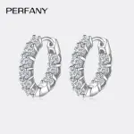 1.8CT todos los pendientes de moissanita para mujer S925 plata pura GRA certificado diamante temperamento joyería para fiesta y boda 1