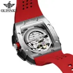 Reloj Automático para hombre, cronógrafo mecánico luminoso, movimiento ahuecado Original, zafiro, esfera de segunda esfera independiente, Tonneau 2 Reloj Automático para hombre, cronógrafo mecánico luminoso, movimiento ahuecado Original, zafiro, esfera de segunda esfera independiente, Tonneau 2