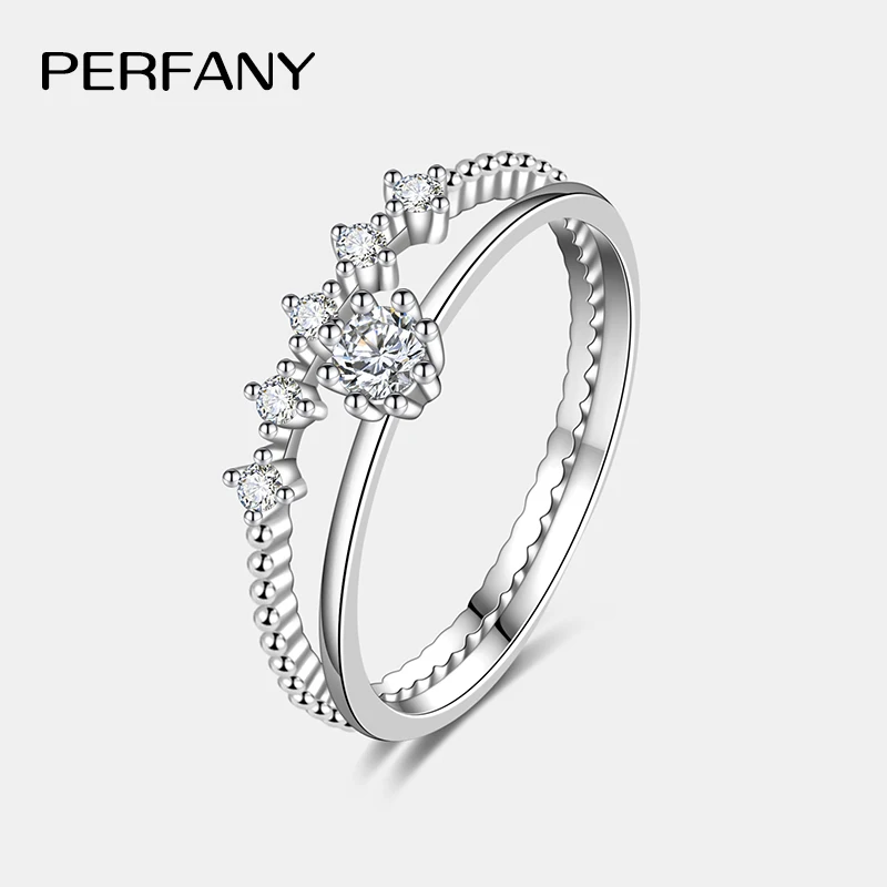 -Anillo de moissanita de 0,1 quilates para mujer, conjunto de joyería de boda de lujo con diamantes de laboratorio de plata pura S925 1 -Anillo de moissanita de 0,1 quilates para mujer, conjunto de joyería de boda de lujo con diamantes de laboratorio de plata pura S925 1