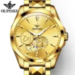 Reloj de pulsera de dragón dorado para hombre, cronógrafo de lujo, mecánico, luminoso 2 Reloj de pulsera de dragón dorado para hombre, cronógrafo de lujo, mecánico, luminoso 2