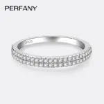 anillo de moissanita para mujer S925 plata pura laboratorio doble fila diamante boda eterna joyería de alta gama 4 anillo de moissanita para mujer S925 plata pura laboratorio doble fila diamante boda eterna joyería de alta gama 4