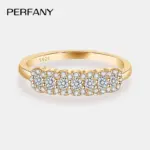 Anillos de boda de moissanita de 0,37 quilates para mujer, anillo eterno con diseño de flor de plata pura S925, joyería de lujo para boda 6 Anillos de boda de moissanita de 0,37 quilates para mujer, anillo eterno con diseño de flor de plata pura S925, joyería de lujo para boda 6