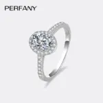 Anillo de moissanita de corte ovalado de 1/2CT para mujer, plata pura S925, brillante, certificado de laboratorio, joyería de lujo para boda 4 Anillo de moissanita de corte ovalado de 1/2CT para mujer, plata pura S925, brillante, certificado de laboratorio, joyería de lujo para boda 4