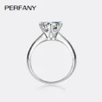 Anillo de moissanita de 1-5CT para mujer, plata pura S925, clásico, seis garras, diamante de laboratorio, certificado GRA, joyería de boda 5