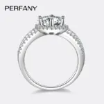 Anillo de moissanita de 2/3 quilates para mujer, chapado en plata pura S925, anillo de boda de oro blanco de 18 quilates con diamantes, joyería de boda lujosa 5 Anillo de moissanita de 2/3 quilates para mujer, chapado en plata pura S925, anillo de boda de oro blanco de 18 quilates con diamantes, joyería de boda lujosa 5