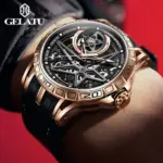 nuevos relojes para hombre, mecánico automático, resistente al agua, Esfera Grande, zafiro, esqueleto luminoso, reloj de pulsera para hombre, Montre Homme 3 nuevos relojes para hombre, mecánico automático, resistente al agua, Esfera Grande, zafiro, esqueleto luminoso, reloj de pulsera para hombre, Montre Homme 3