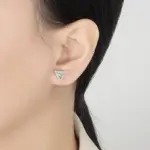 Pendientes de moissanita de corte Triangular de 0,5 quilates para mujer, joyería de boda de diamante para cultivar laboratorio de plata pura S925 2 Pendientes de moissanita de corte Triangular de 0,5 quilates para mujer, joyería de boda de diamante para cultivar laboratorio de plata pura S925 2