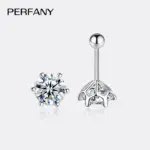 pendientes de moissanita de 0,2 CT-2CT para mujer, tornillos de plata pura S925, pendientes de diamantes certificados en laboratorio, joyería de boda 5 pendientes de moissanita de 0,2 CT-2CT para mujer, tornillos de plata pura S925, pendientes de diamantes certificados en laboratorio, joyería de boda 5