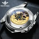 marca de tungsteno reloj mecánico automático hombre de lujo 5ATM luminoso impermeable calendario fase lunar reloj masculino 3238 4 marca de tungsteno reloj mecánico automático hombre de lujo 5ATM luminoso impermeable calendario fase lunar reloj masculino 3238 4