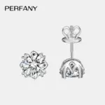 0,3-2CT pendientes de moissanita para mujer S925 plata pura brillante laboratorio cultivar diamante moda alta joyería 1 0,3-2CT pendientes de moissanita para mujer S925 plata pura brillante laboratorio cultivar diamante moda alta joyería 1
